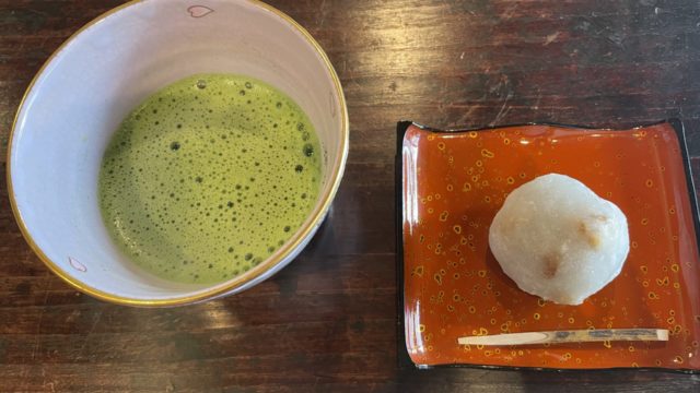 お抹茶体験においでいただきました